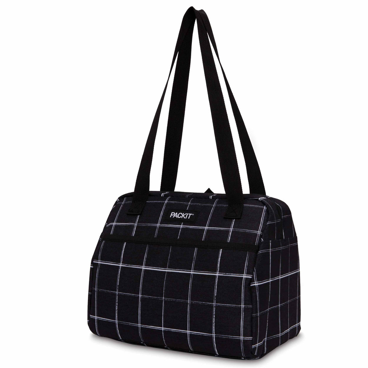 freezable-hampton-lunch-bag-y7 2022_Hampton-Lunch-Bag_Black-Grid_Left_Straps-Up_Lores_0800e0e3-5797-4ae6-9c7f-e61d4103afb1.jpg