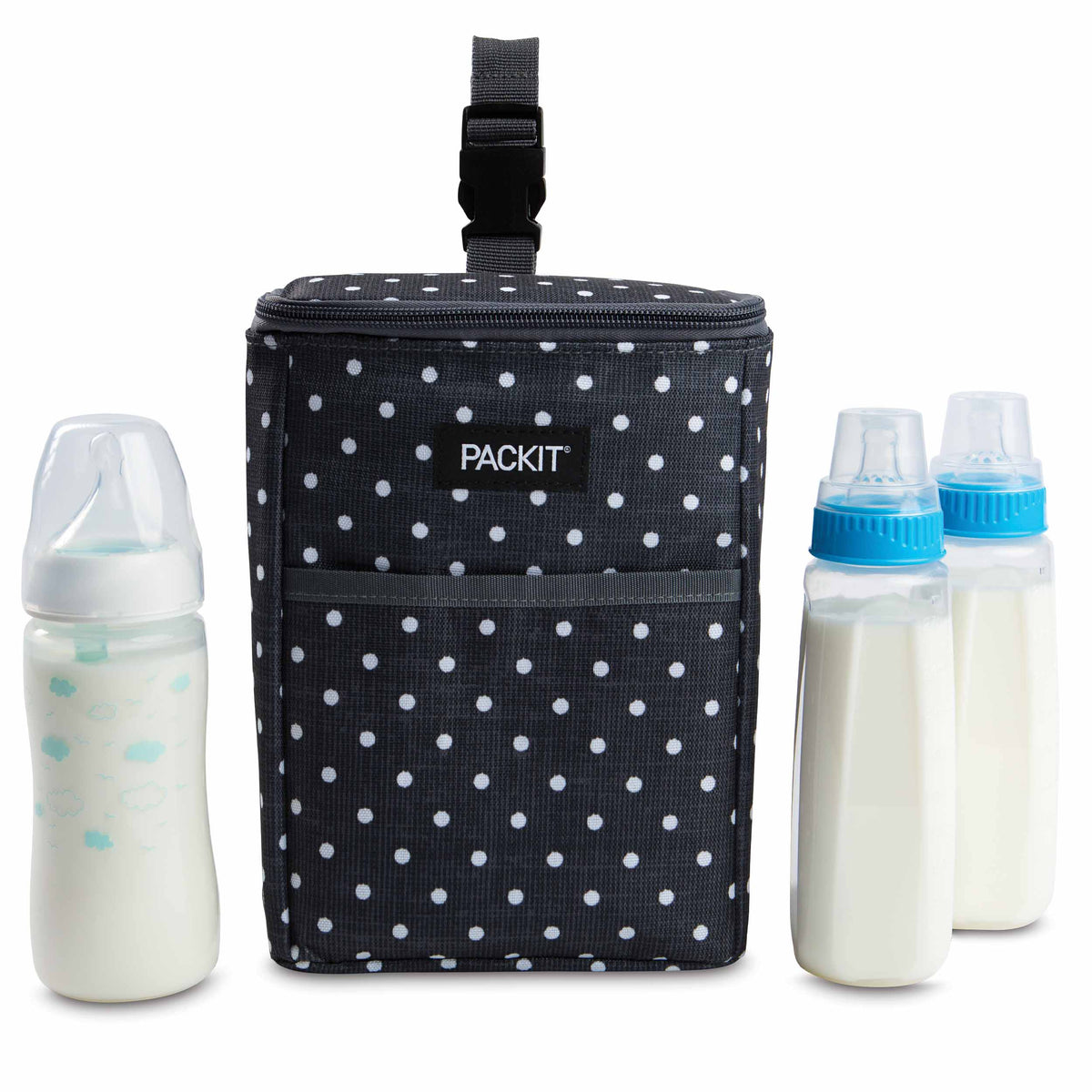 freezable-double-baby-bottle-bag-j4 2023_Double-Bottle-Bag_Polka-Dots_Front_Food-Combo_3-Bottles_Lores.jpg