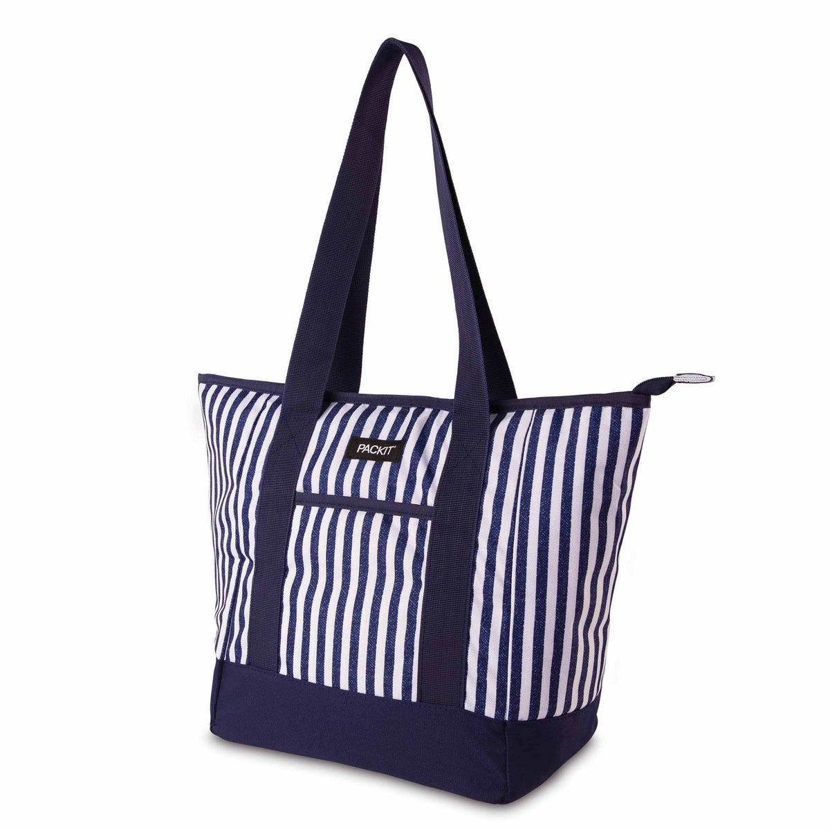 freezable-12-can-tote-cooler-i1 freezable-12-can-tote-cooler-city-seaside-stripe-left-angled.jpg