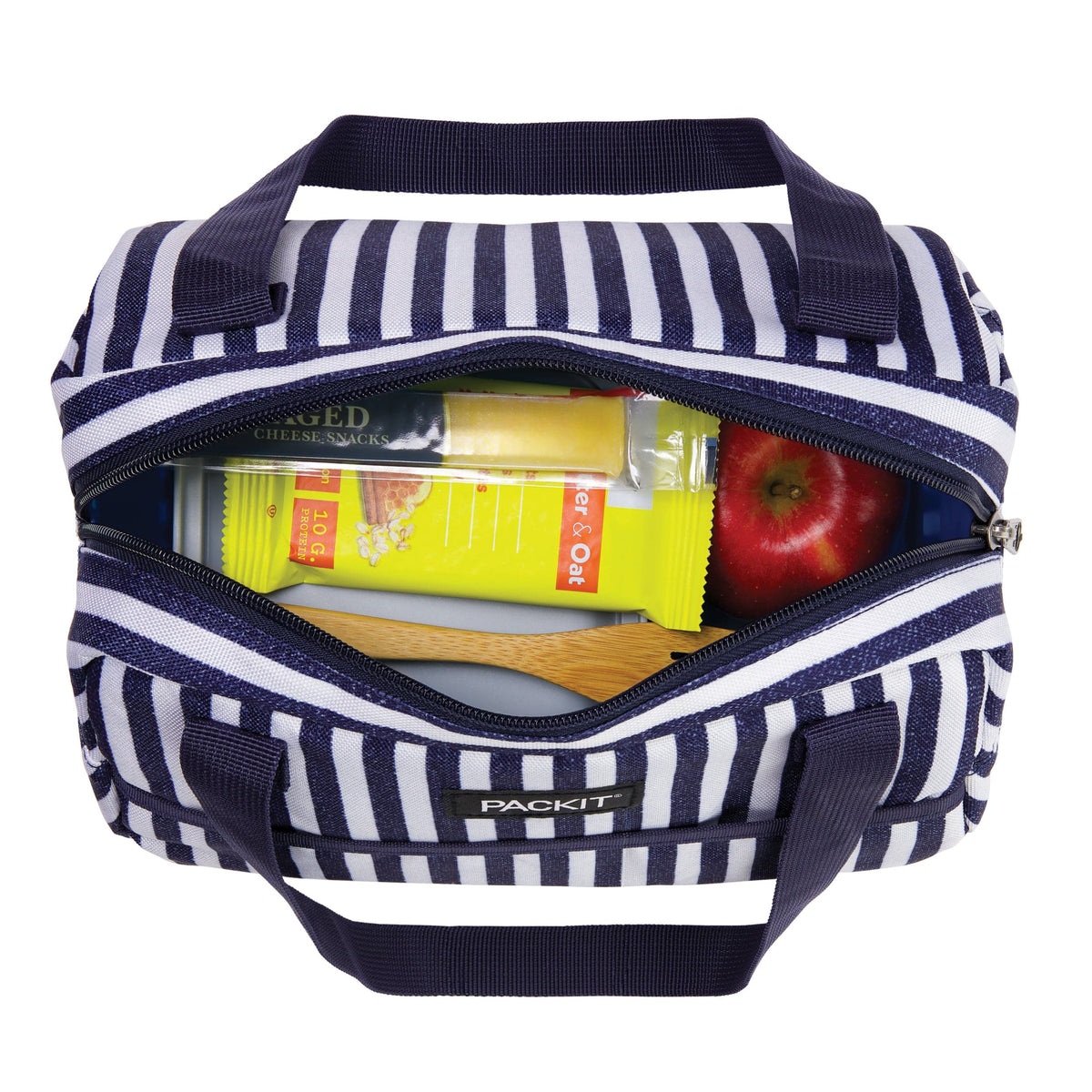 freezable-hampton-lunch-bag-y7 freezable-hampton-lunch-bag-seaside-stripe-top-view.jpg