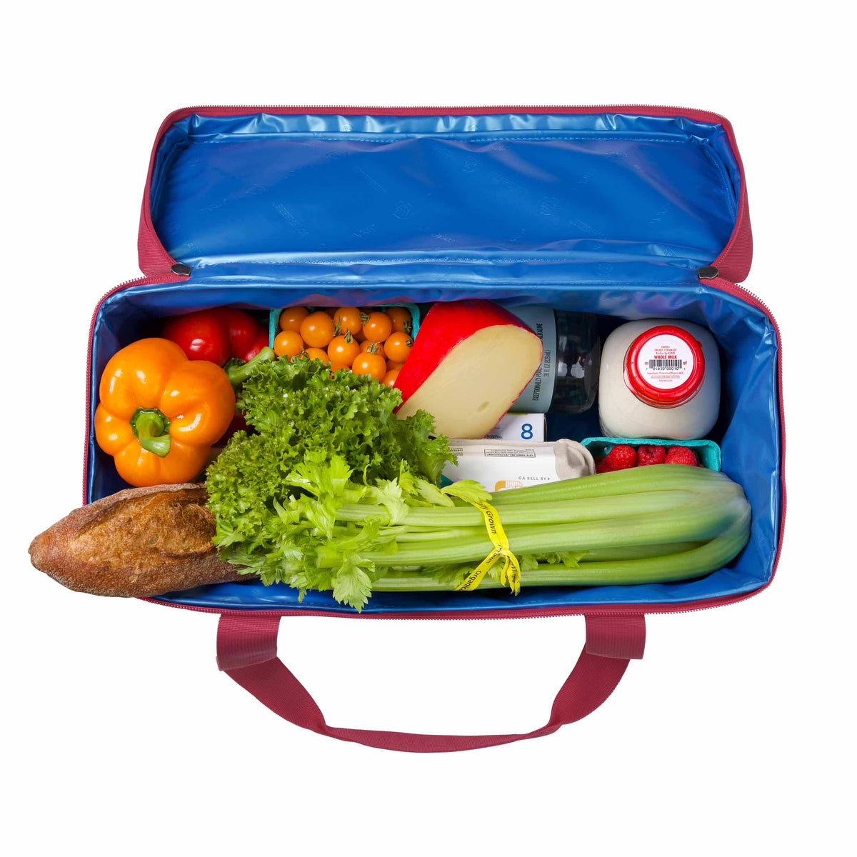 freezable-market-tote-z9 freezable-market-tote-magenta-top-down.jpg